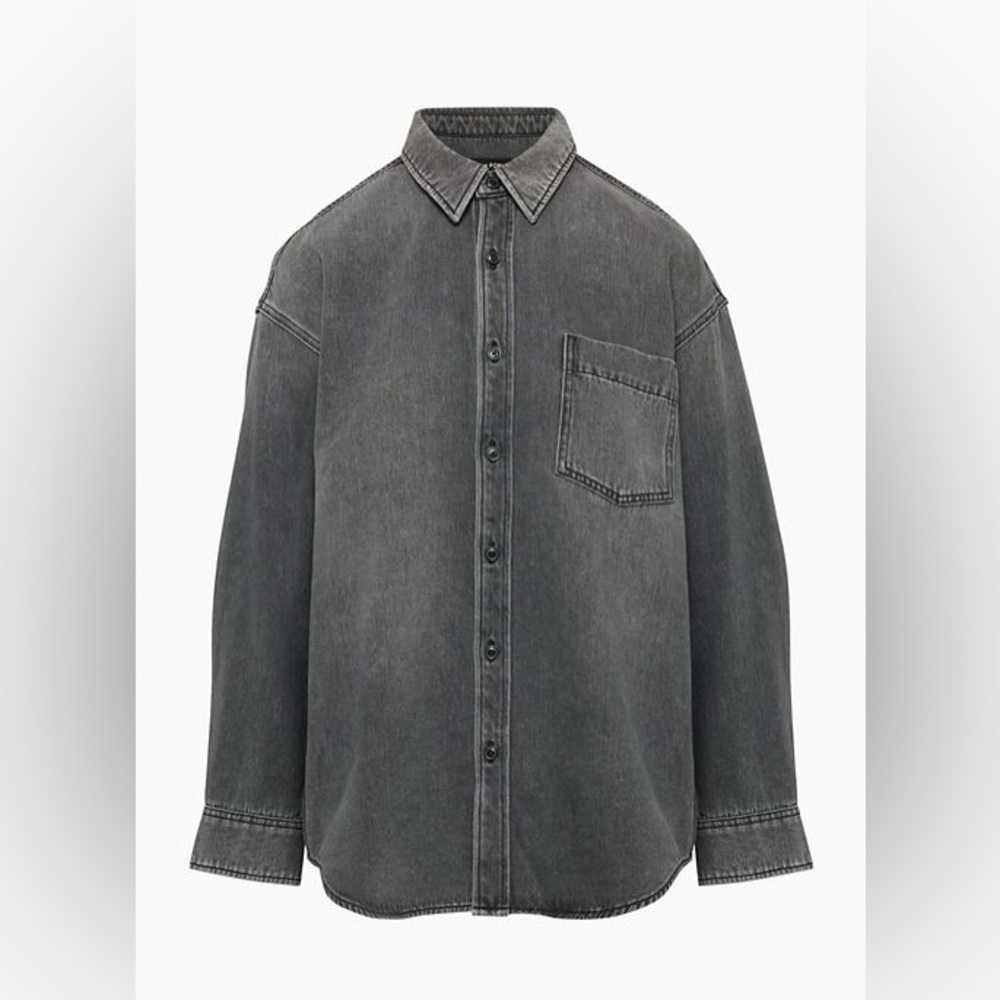 Aritzia - Denim Forum - The 80s Comfy Denim Shirt - Size M